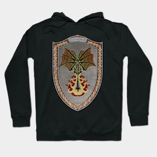 Crimson Defiance (Shield Copper and Silver Celtic Rope) Hoodie